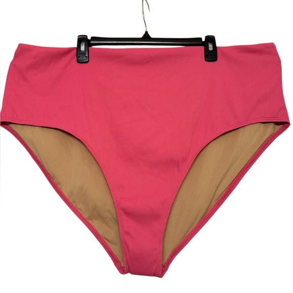 Old Navy High Waisted Ribbed Bikini Bottom - Picture 3 of 7